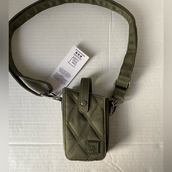 IHKWIP Call Me Later Cell Phone Crossbody Military Olive New - Picture 2 of 16